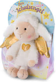 Peluche Ángel de la Guarda La Lammie con Corazón Dorado - 30 cm