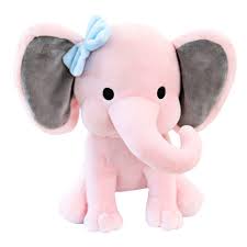 Peluche Kawaii de Elefante NatureMan para Bebés y Niños