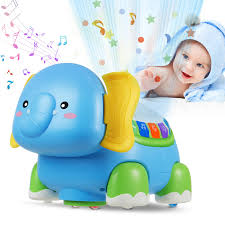 Proyector Musical Elefante para Niños de 1 Año