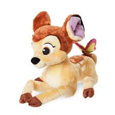 Peluche Mediano de Bambi con Mariposa - Disney Store