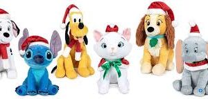 Peluches Disney Navideños con Sonido - 26CM Surtido