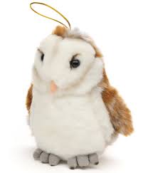 Bebé Búho Común de Peluche - 12 cm