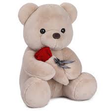 Oso de Peluche con Rosa - Regalo Ideal para San Valentín