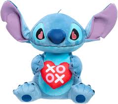 Disney Stitch: Peluche Grande 13'' - Corazón Afectuoso