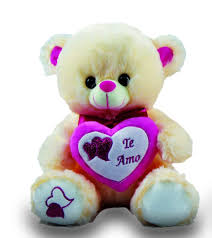 Oso de Peluche LOYFER 42cm con Mensaje de Amor
