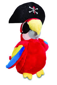 Peluche Ecológico Loro Pirata 25 cm