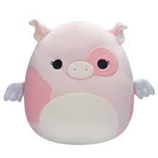 Cerdo de Peluche Squishmallows 30 cm - Rosa