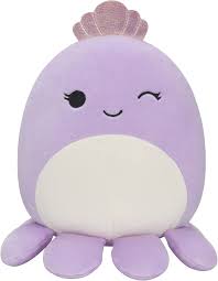 Squishmallows Pulpo con Corona - Peluche de 19 cm