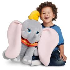 Peluche Grande de Dumbo Bebé - 58 cm