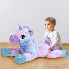 Unicornio de Peluche Gigante SNOWOLF
