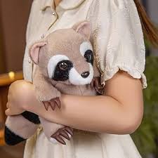 Peluches de Mapache Marrón de 25 cm