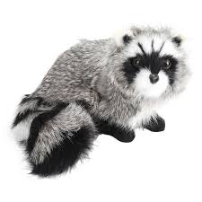 Peluche Mapache Srliya: Suave y Realista