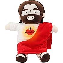 Peluche Jesús: Muñeco Relajante con Música y Luces