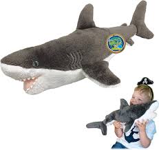 EcoBuddiez: Tiburón Blanco Ecológico de Peluche 56 cm