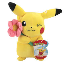 Peluche Pikachu con Flor (20