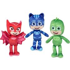 Conjunto PJ Masks 3 Peluches de 35cm