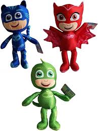 Set de Peluches PJ Masks: Gattoboy y Geko