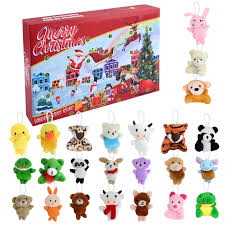 Set de 24 Mini Peluches de Animales Lindos