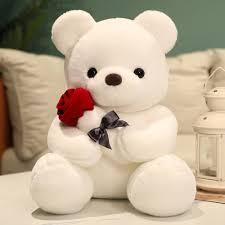 Osito de Peluche con Rosa: Regalo Romántico Ideal