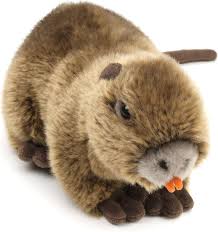 Uni-Toys - Nutria de Peluche 21 cm