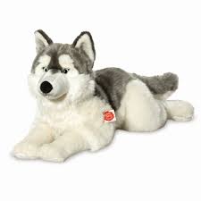Teddy Hermann Perro Husky 60 cm - Peluche Adorable
