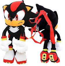 Mochila de Peluche Sonic: Shadow Negro
