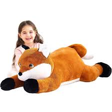 Zorro Peluche Gigante IKASA - Suave Compañero de Juguete
