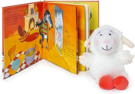 Ovejita de Peluche y Cuento: Cena Encantada