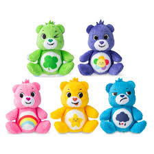 Paquete de 5 Peluches Care Bears: Oso Feliz y Más
