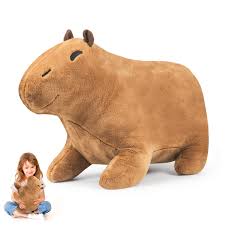 Peluche Gigante de Capibara 40 cm - Realista y Suave