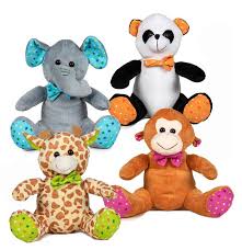 Pack Oferta: 4 Peluches de Animales