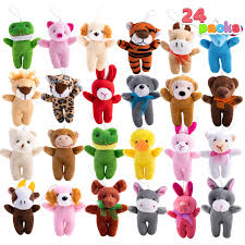 JOYIN 24 Mini Animales de Peluche - 2.5-3 Pulgadas