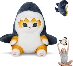 Muñeca de Peluche Gato Tiburón 22CM