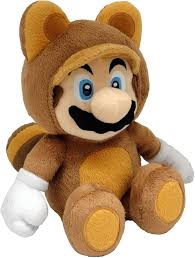 Peluche Tanooki Mario 21 cm - Namco Bandai