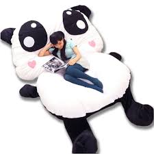 Panda Pandabed: Cama Puf Gigante Ultra Suave