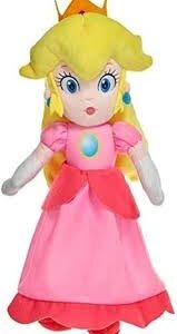 Peluca Princesa Peach 35cm - Super Mario Bros