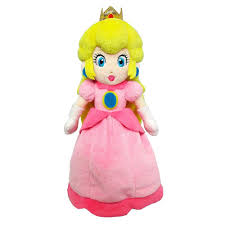 Peluche de Princesa Peach - Sanei Super Mario (27 CM)