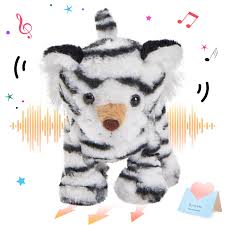 Tigre Eléctrico Interactivo de Peluche - Canta y Camina