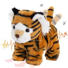 CozyWorld Tigre Amarillo de Peluche Electrónico
