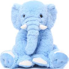 Elefante de Peluche Azul MorisMos - 50cm