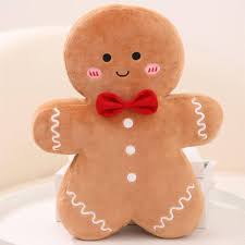 Cojín Navideño de Jengibre Esponjoso