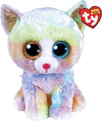 Ty Beanie Boo: Heather el Gato Multicolor