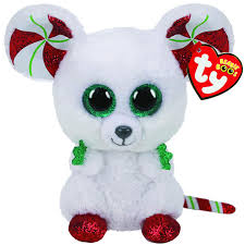 Ratón Chimney de Navidad - TY Beanie Boo's 15 CM