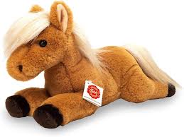 Teddy Hermann Caballo Acostado 34 cm - Peluche
