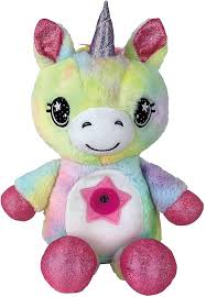 MYBO TV Estrella Unicornio: Peluche Nocturno 2 en 1