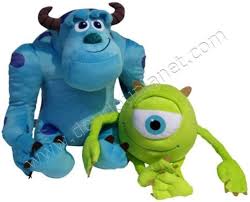 Peluche de Mike Wazowski de 20 cm - Disney Monsters Inc.