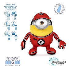 Minions Plush: Famosa Softies de 27 cm con Traje de Gru