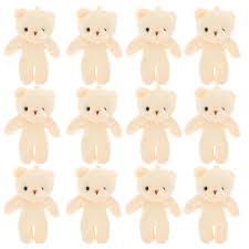 VICASKY - 12 Mini Osos de Peluche Articulados