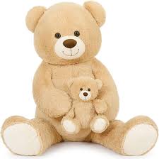 Oso Peluche Gigante Marrón Claro 100cm - MorisMos