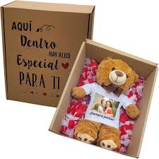 Peluche Personalizado con Foto en Cajita Decorativa